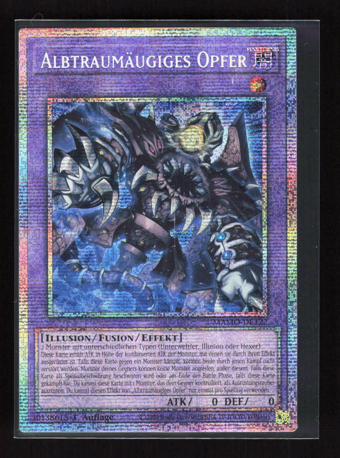 Yu-Gi-Oh! Albtraumäugiges Opfer MAMO-DE122 – Magnificent Monsters Starlight – Vorderseite