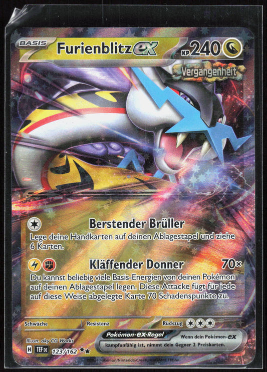 Pokemon TCG Furienblitz-ex Gewalten der Zeit 123 NM Doppelselten