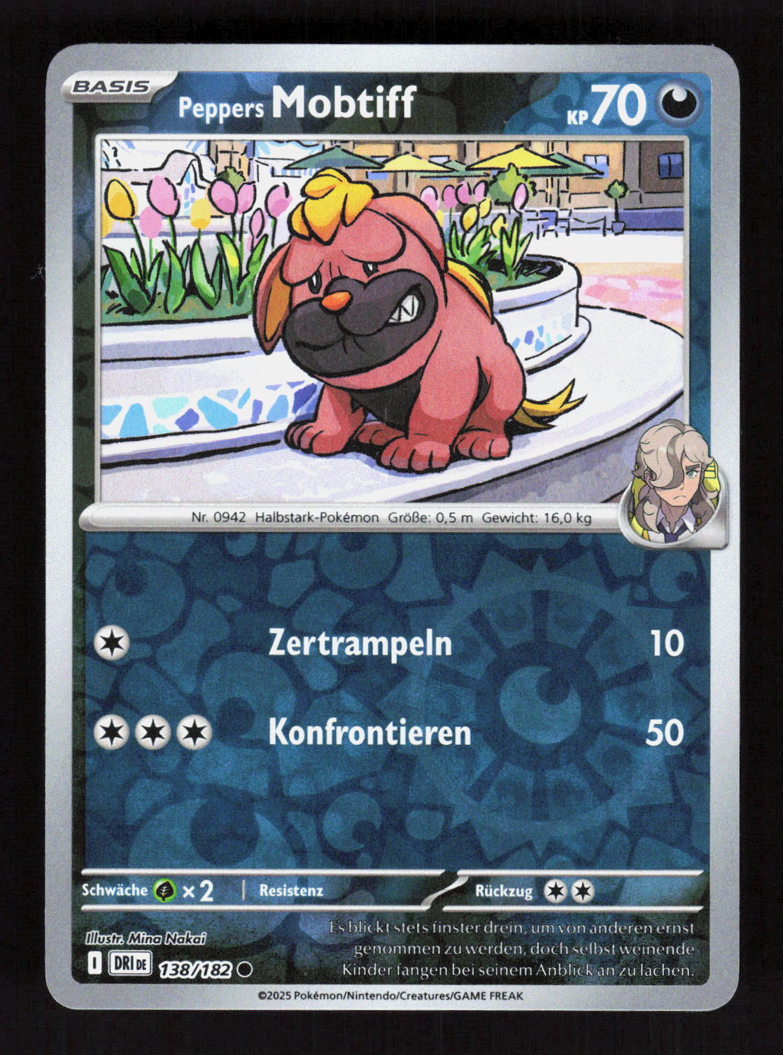 Pokémon Peppers Mobtiff 138/182 – Ewige Rivalen (DE) Common Reverse Holo – Vorderseite