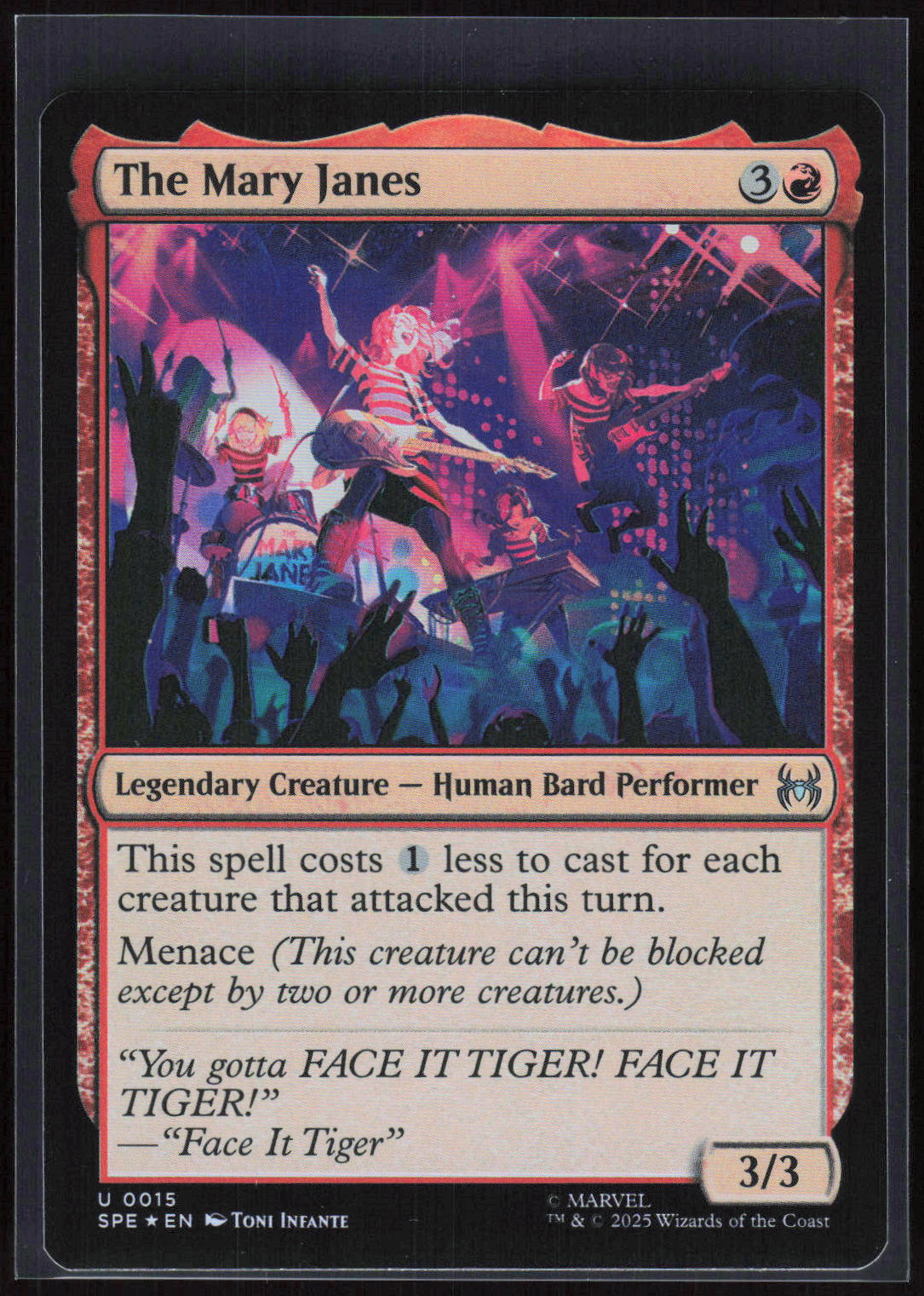 Magic: The Gathering The Mary Janes 0015 – Marvel's Spider-Man Eternal (EN) Foil – Vorderseite