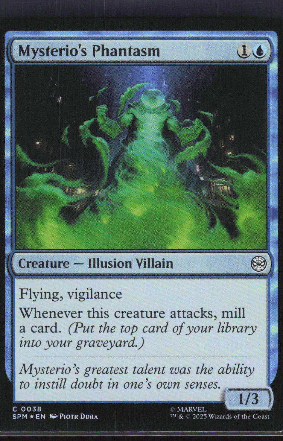 Magic: The Gathering Mysterio’s Phantasm 0038 – Marvel's Spider-Man (EN) Foil – Vorderseite