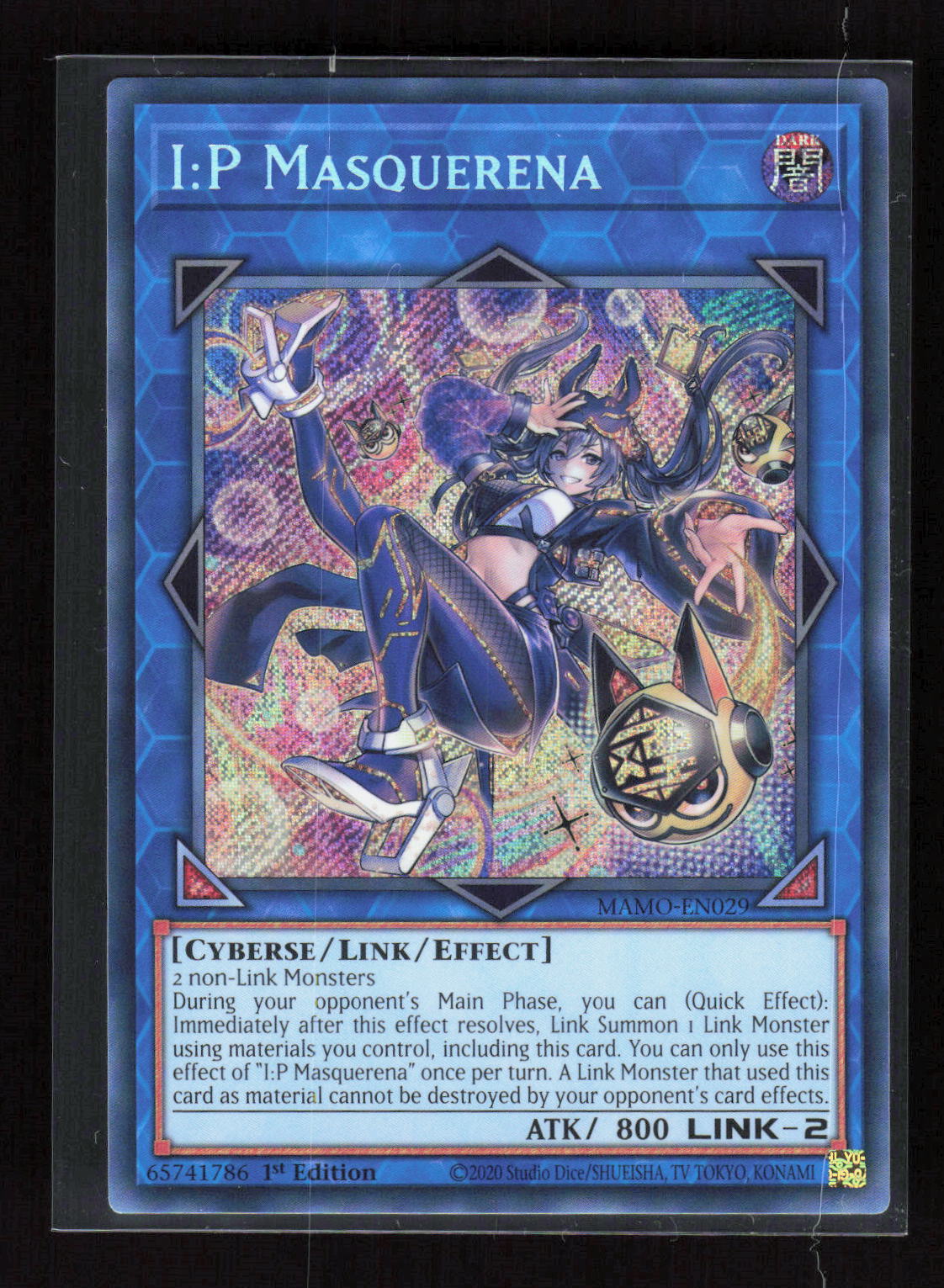 Yu-Gi-Oh! I:P Masquerena MAMO-EN029 – Magnificent Monsters Secret Rare (ScR) – Vorderseite