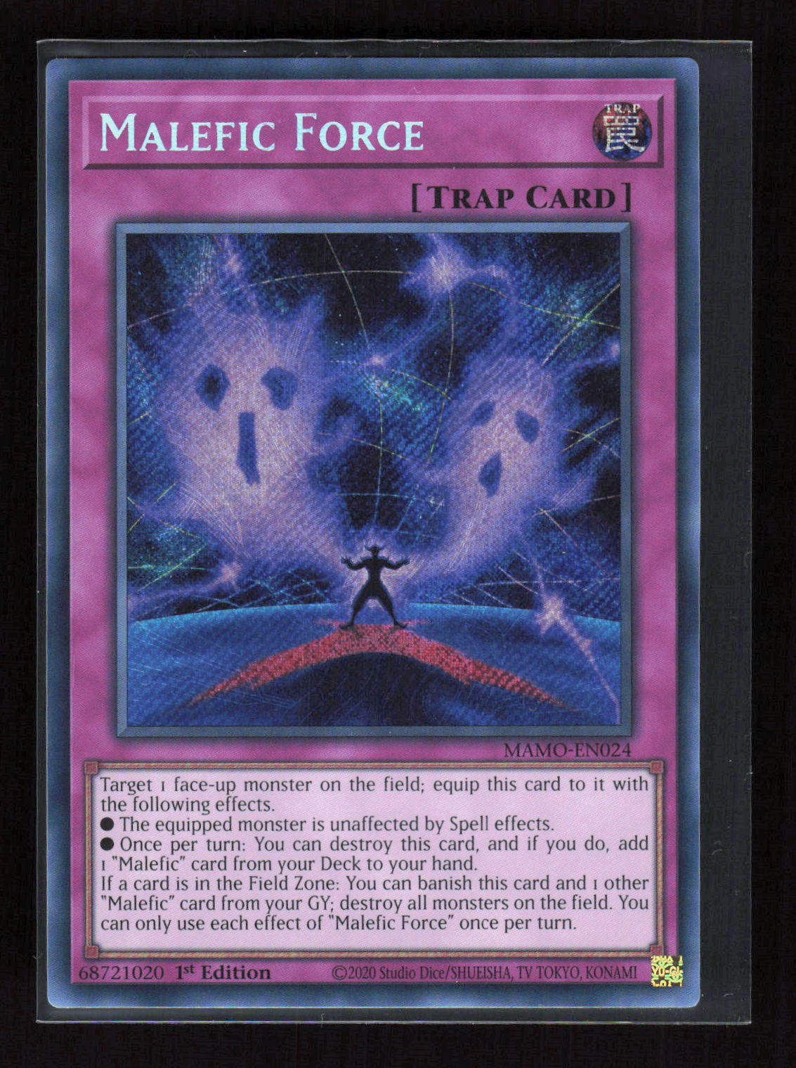 Yu-Gi-Oh! Malefic Force MAMO-EN024 – Magnificent Monsters Secret Rare (ScR) Holo – Vorderseite
