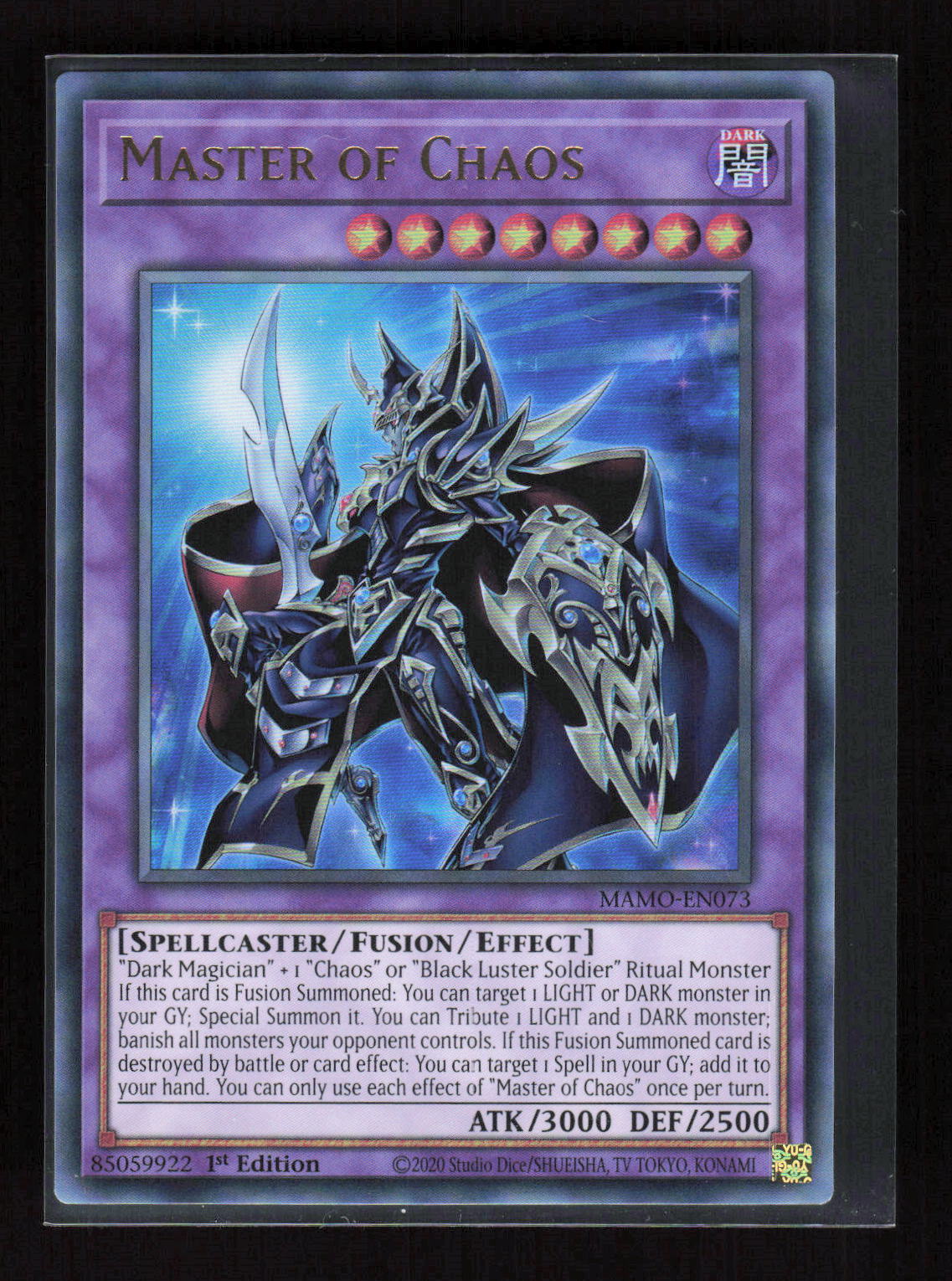 Yu-Gi-Oh! Master of Chaos MAMO-EN073 – Magnificent Monsters Ultra Rare (UR) Holo – Vorderseite