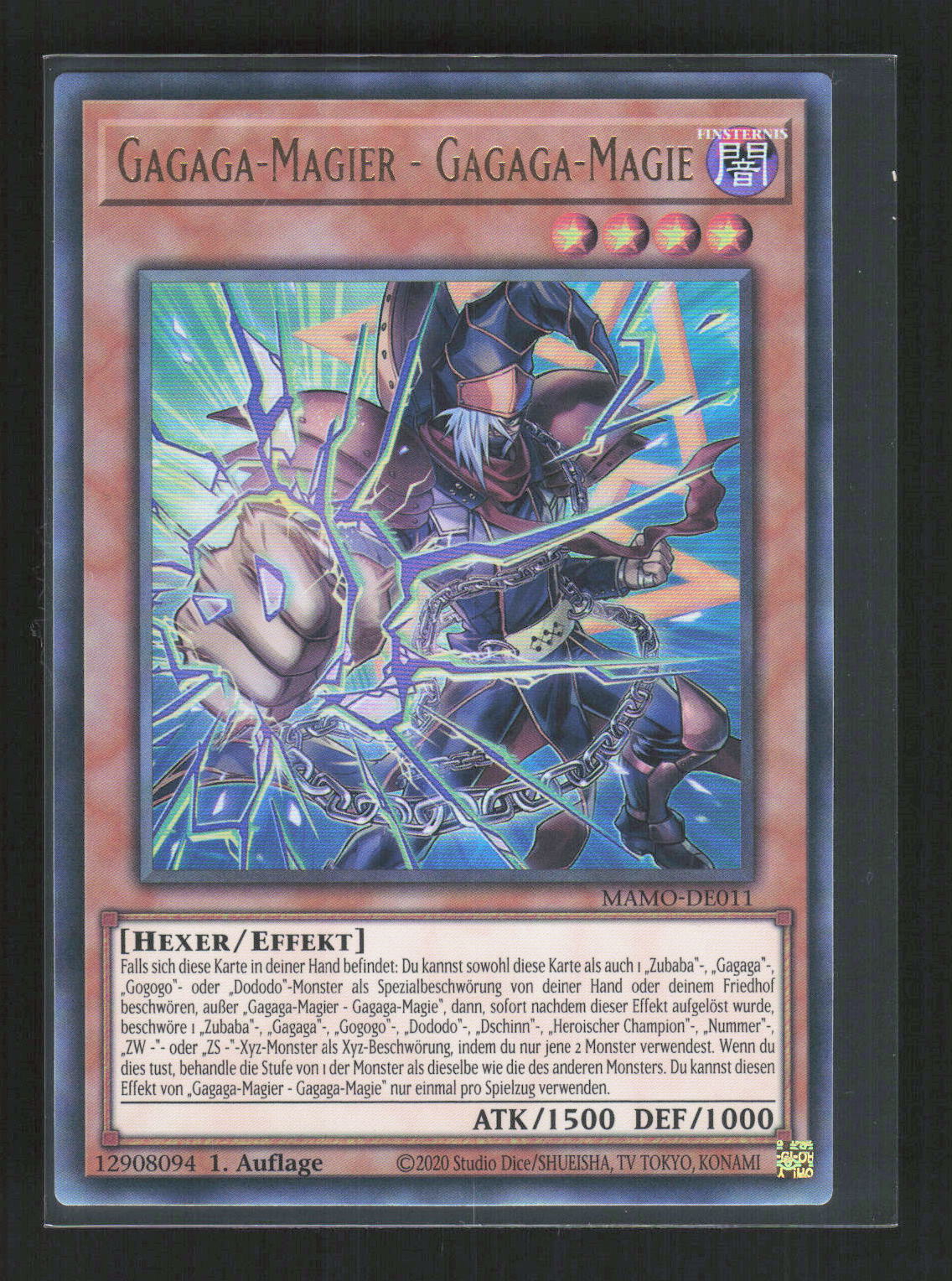 Yu-Gi-Oh! Gagaga-Magier - Gagaga-Magie MAMO-DE011 – Magnificent Monsters Ultra – Vorderseite
