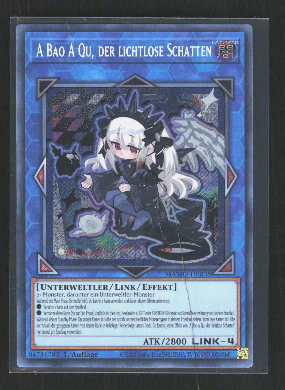 Yu-Gi-Oh! A Bao A Qu, der lichtlose Schatten MAMO-DE038 – Magnificent Monsters – Vorderseite