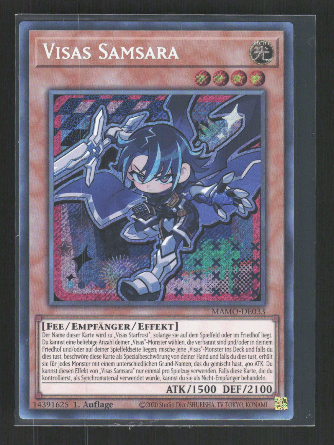 Yu-Gi-Oh! Visas Samsara MAMO-EN033 – Magnificent Monsters Secret Rare (ScR) Holo – Vorderseite