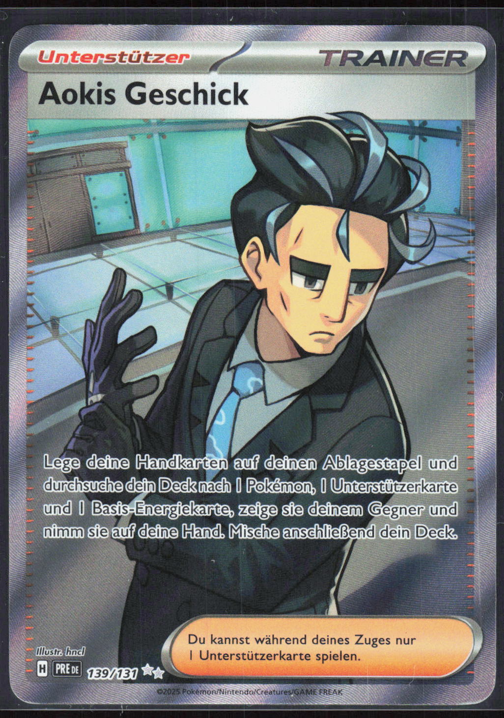 Pokemon Aokis Geschick Prismatische Entwicklungen 139 NM Ultra Selten Holo