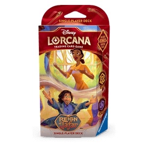 Disney Lorcana Domäne von Dschafar Bernstein & Amethyst Starter Deck (DE) – Bild 1