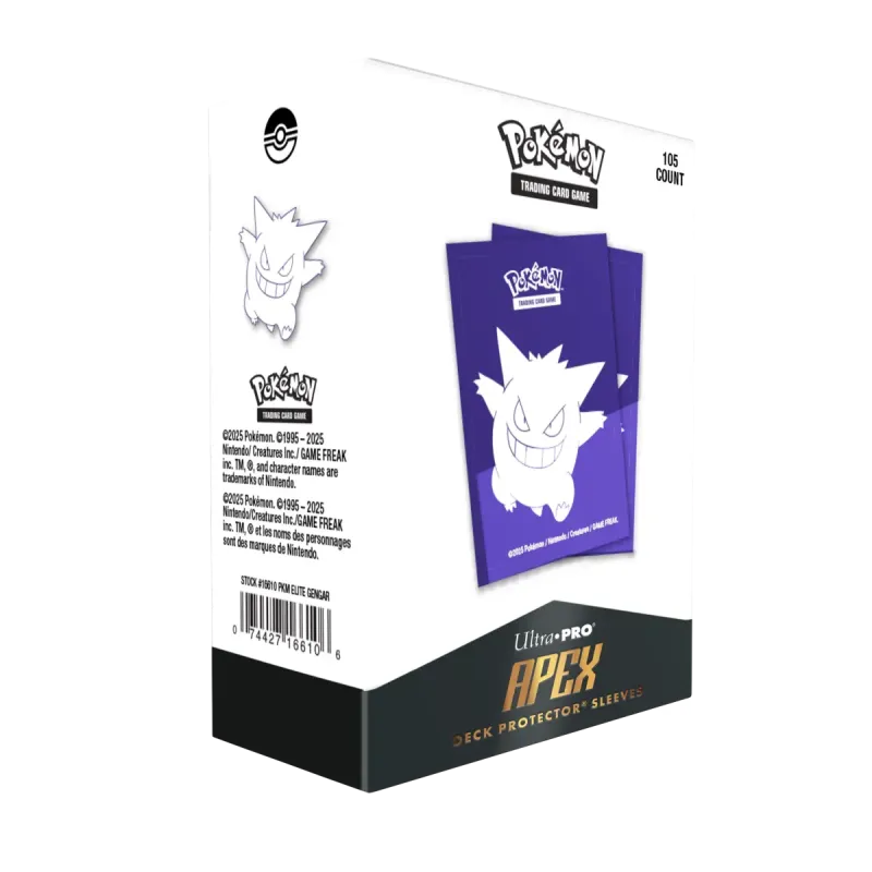 Ultra Pro - Gengar Elite 105ct Apex Deck - Protector Sleeves