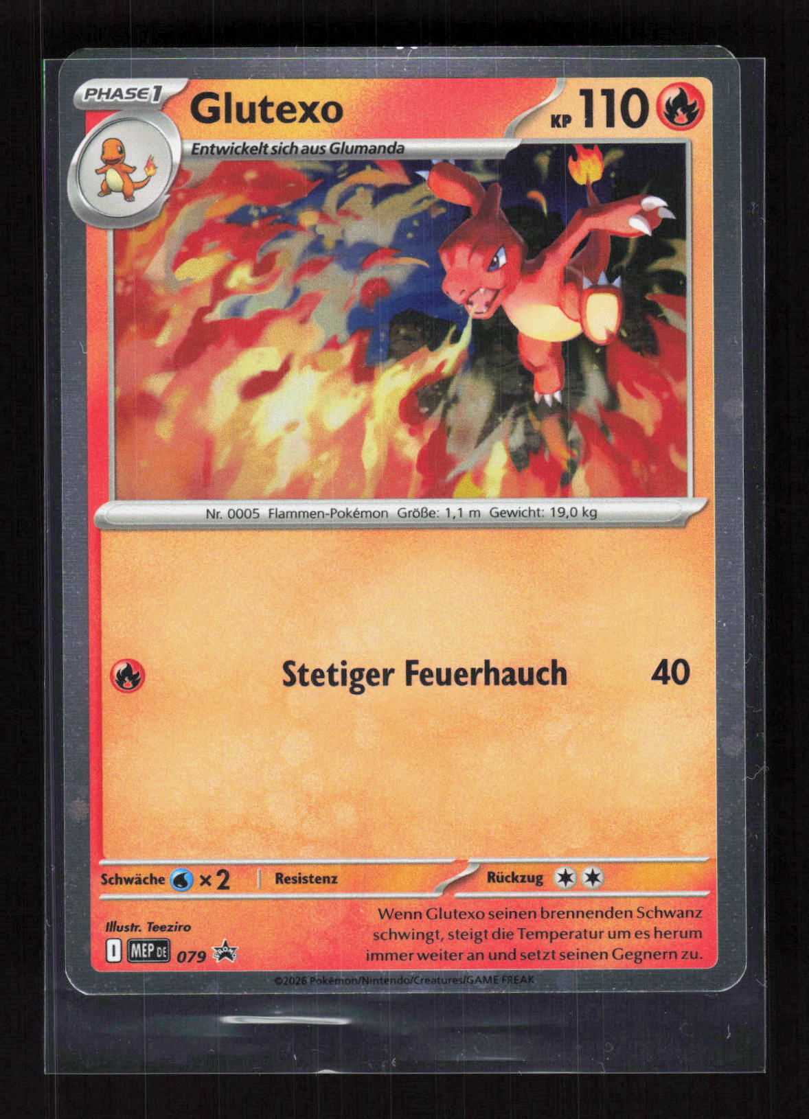 Pokémon Glutexo 079 – Mega-Entwicklung-Promokarten (DE) Promo Holo – Vorderseite