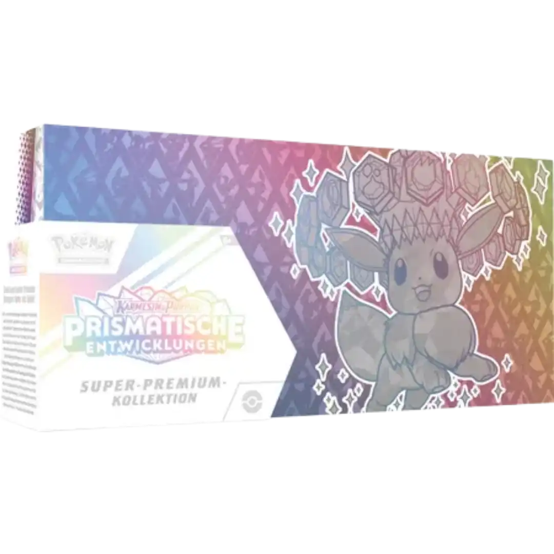 Pokémon PRE Prismatische Entwicklungen Super Premium Kollektion (DE) – Bild 1