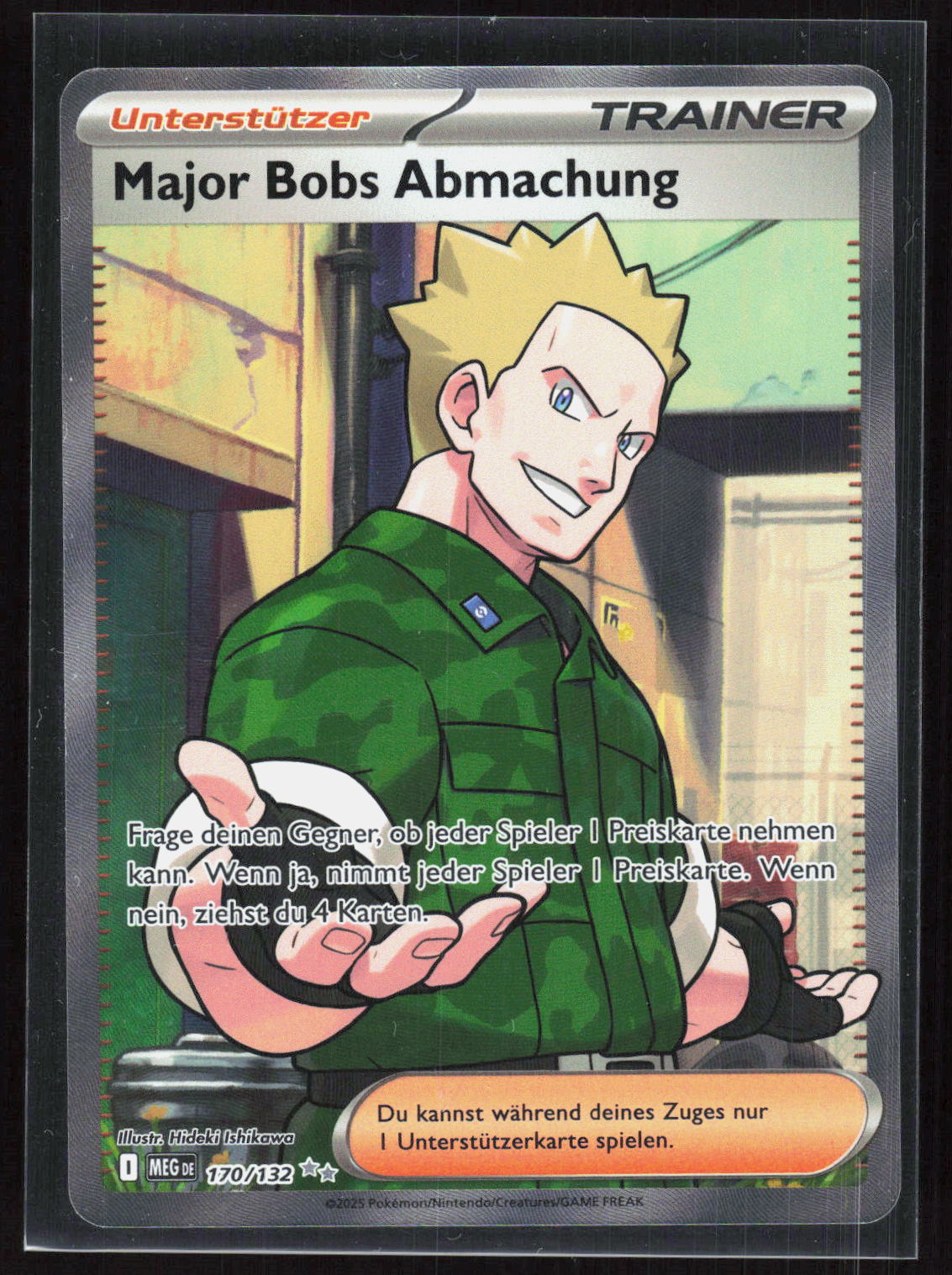 Pokemon Major Bobs Abmachung Mega-Entwicklung 170 NM Ultra Selten Holo