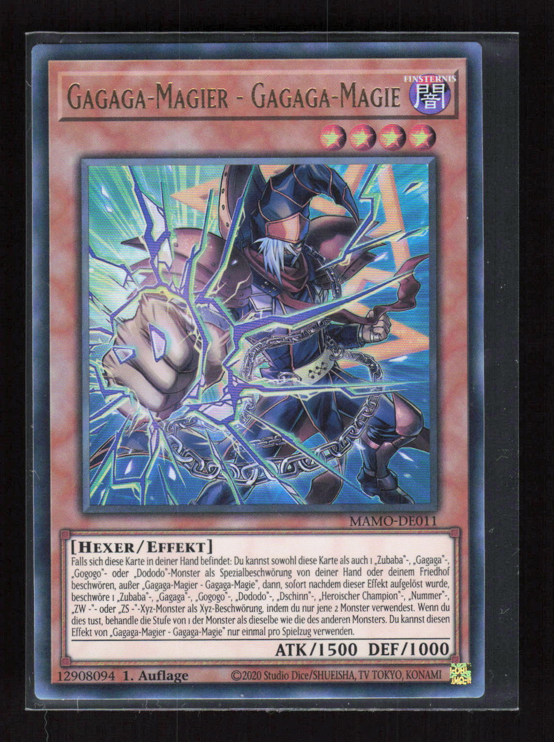Yu-Gi-Oh! Gagaga-Magier - Gagaga-Magie MAMO-DE011 – Magnificent Monsters Ultra – Vorderseite
