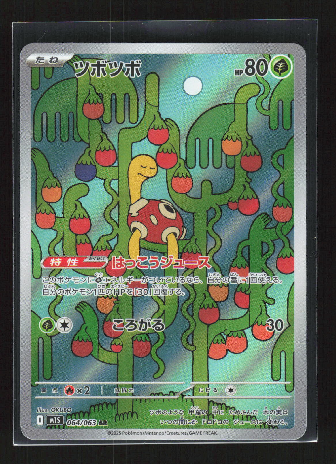 Pokémon Shuckle 064/063 – Mega Symphonia (JP) Art Rare Holo – Vorderseite