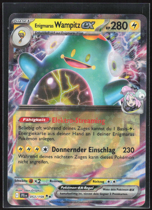 Pokemon TCG Enigmaras Wampitz-ex Reisegefährten 053 NM Doppelselten