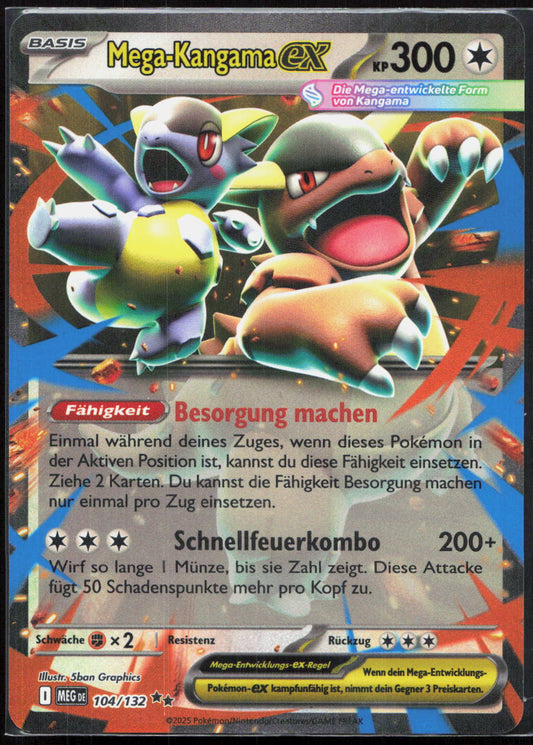 Pokemon TCG Mega-Kangama-ex Mega-Entwicklung me 104 NM