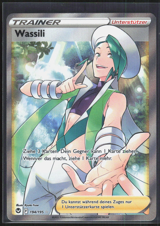 Pokemon TCG Wassili Silberne Sturmwinde 194 NM Ultra Selten9.99