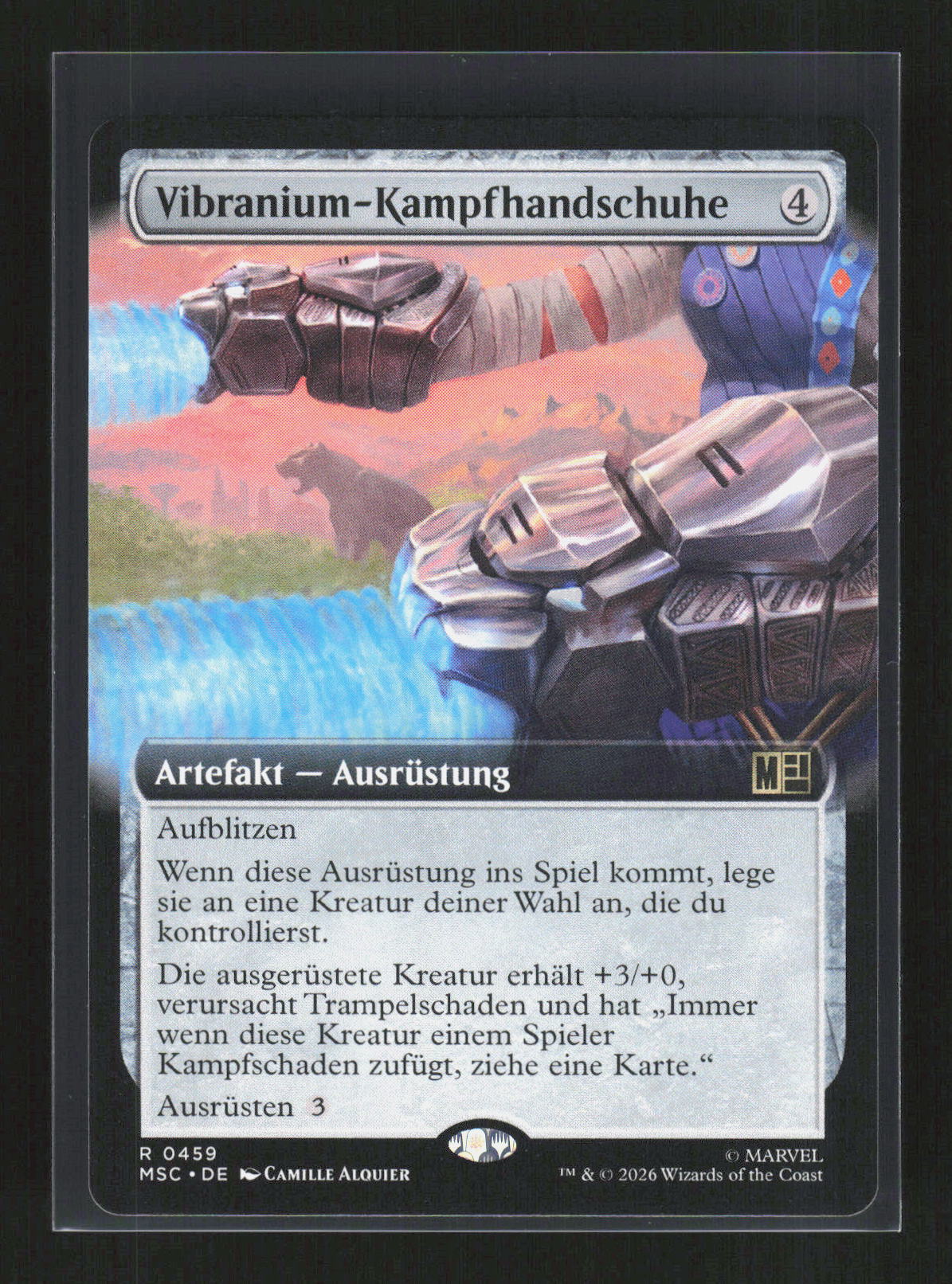 Magic: The Gathering Vibranium-Kampfhandschuhe 459 Marvel Super Heroes – Vorderseite