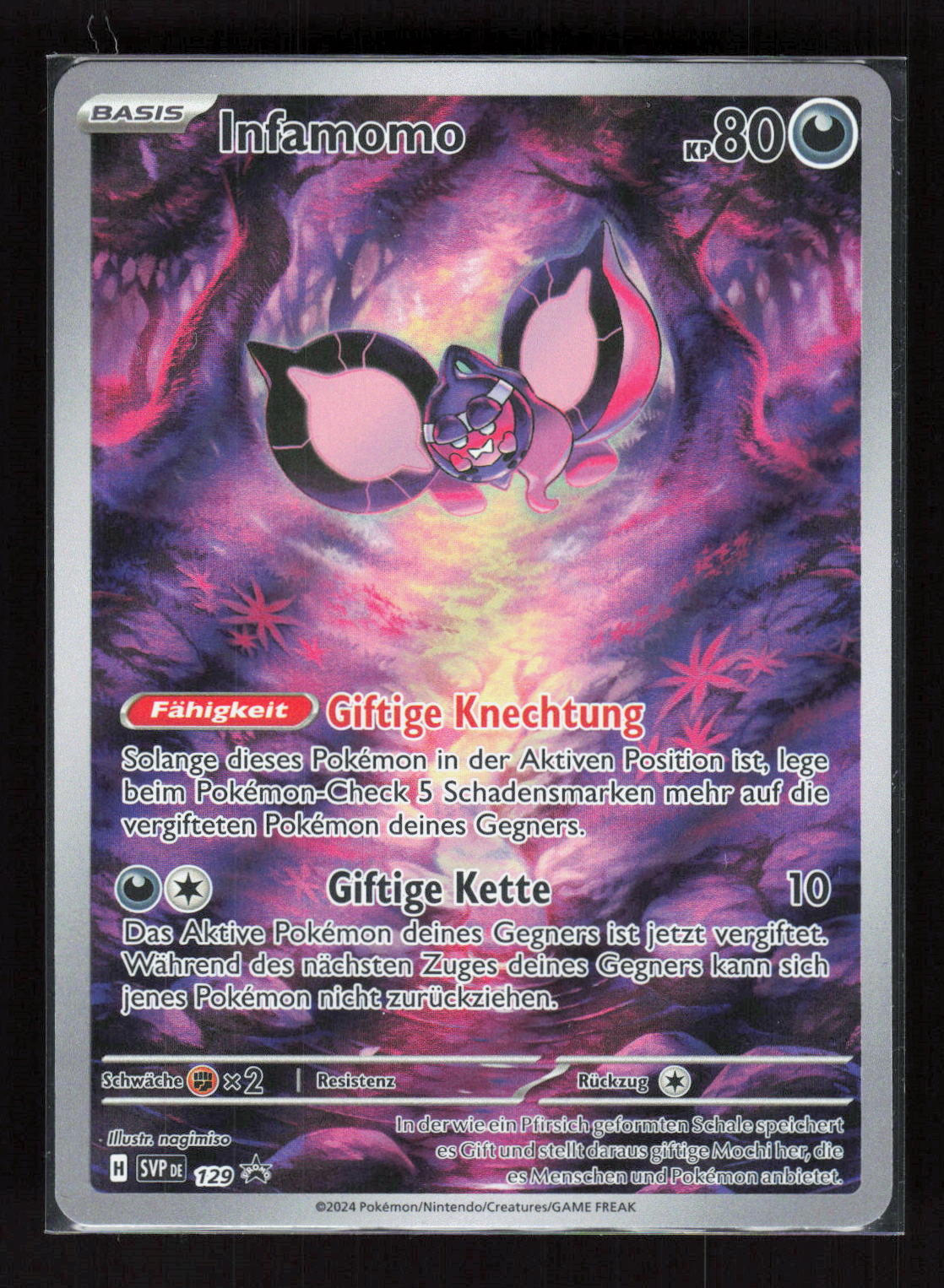 Pokémon Infamomo 129 – Black Star Promos (DE) Promo Full Art – Vorderseite