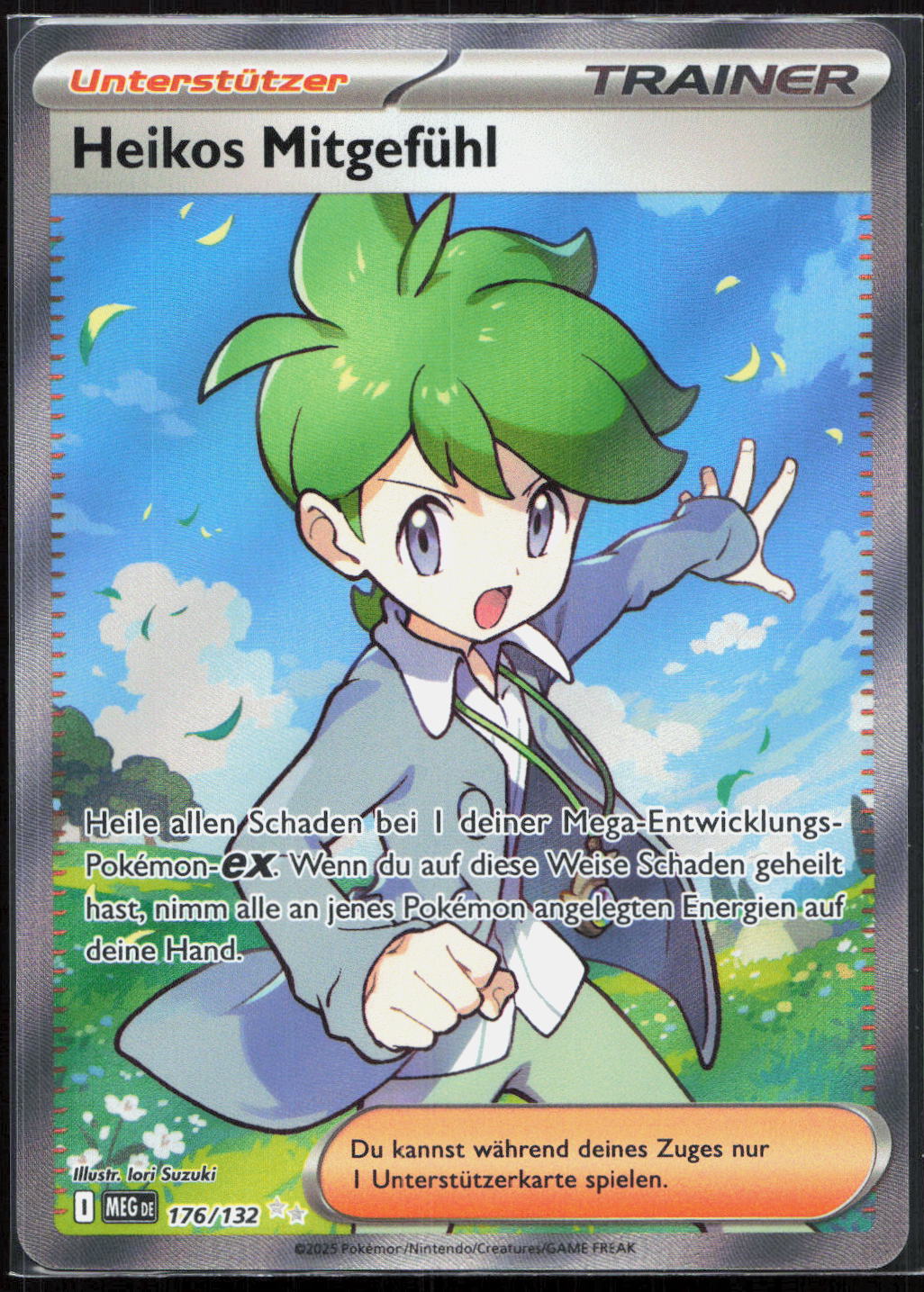 Pokemon TCG Heikos Mitgefühl Mega-Entwicklung me 176 NM