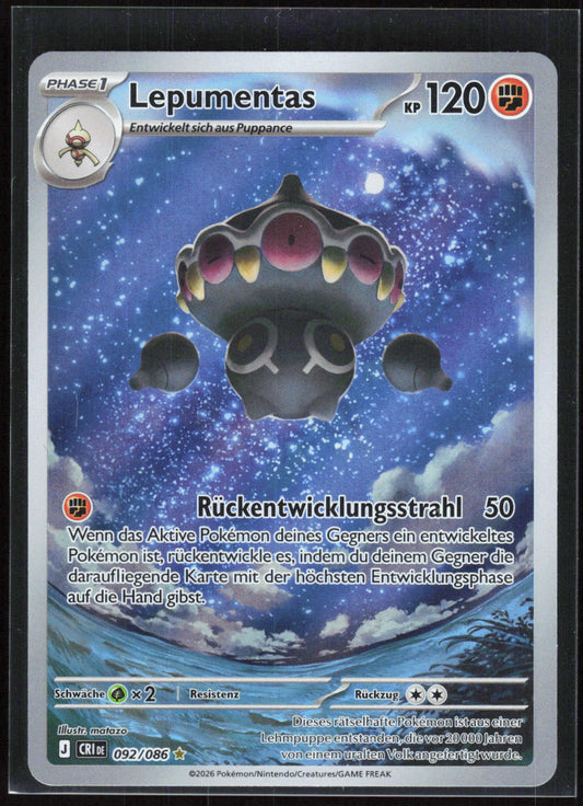 Pokemon TCG Lepumentas Wachsendes Chaos 092 NM Selten, Illustration