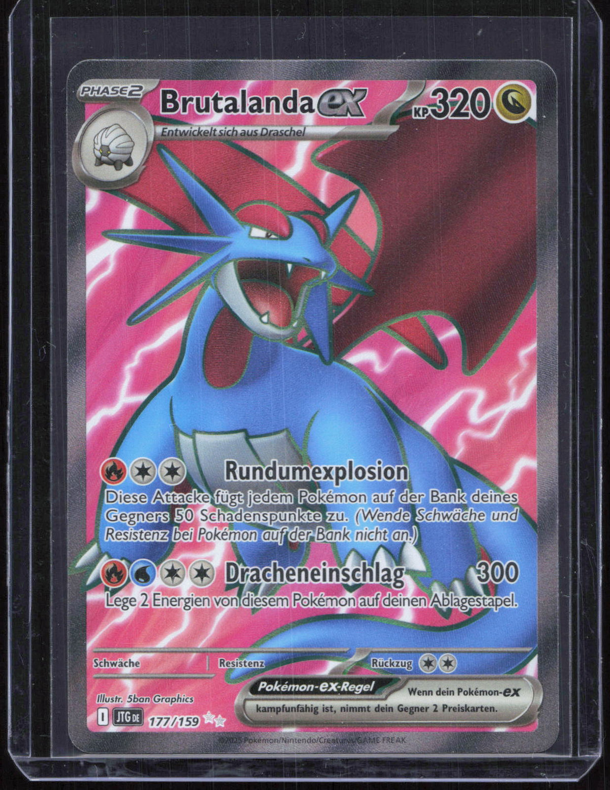 Pokemon TCG Brutalanda-ex Reisegefährten SV 177 NM