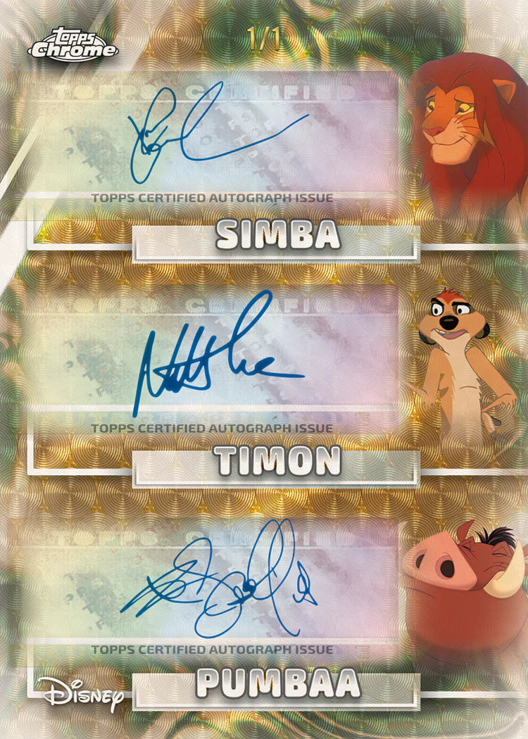 2026 Topps Chrome Disney Mega Box