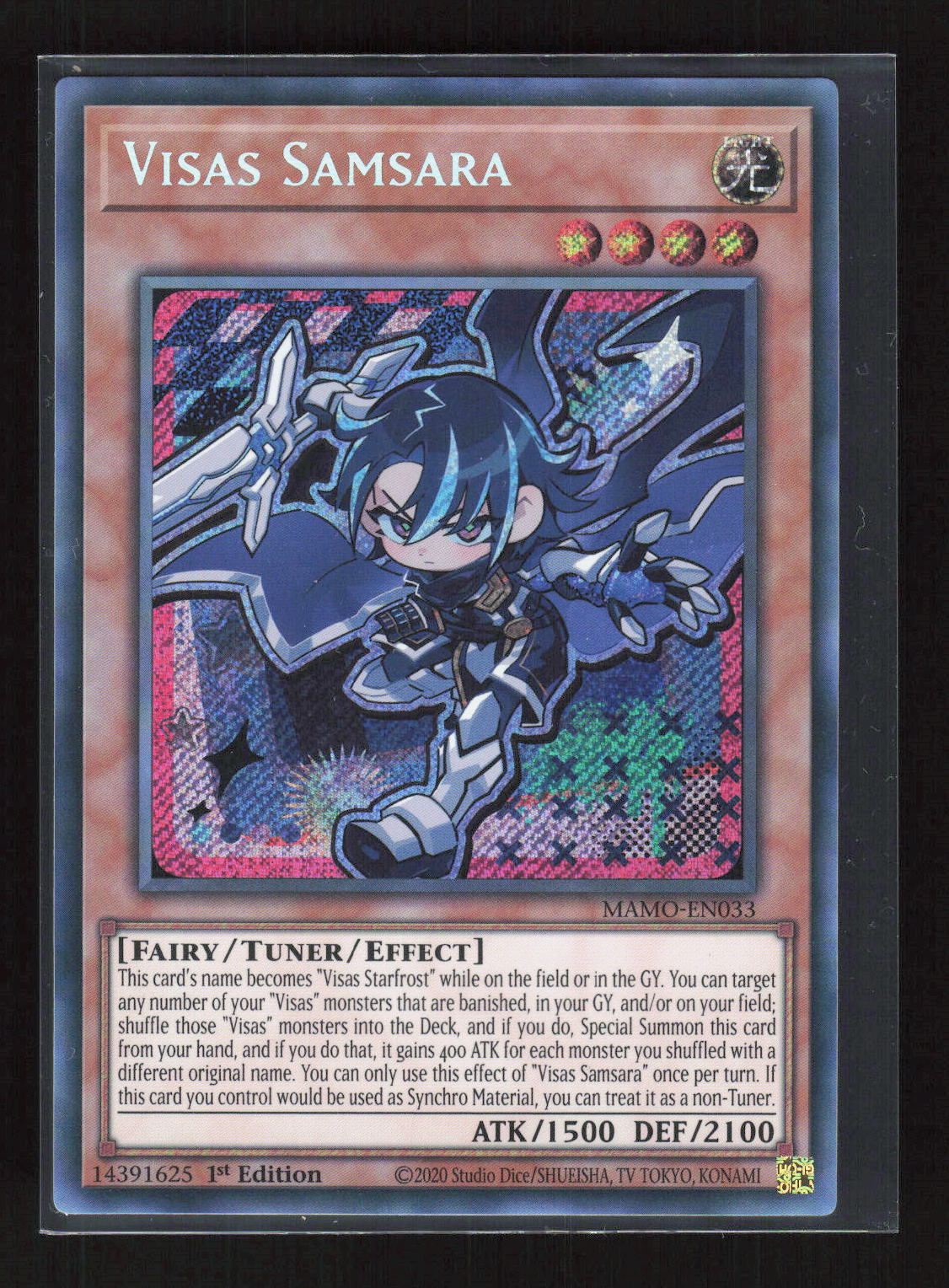 Yu-Gi-Oh! Visas Samsara MAMO-EN033 – Magnificent Monsters Secret Rare (ScR) Holo – Vorderseite