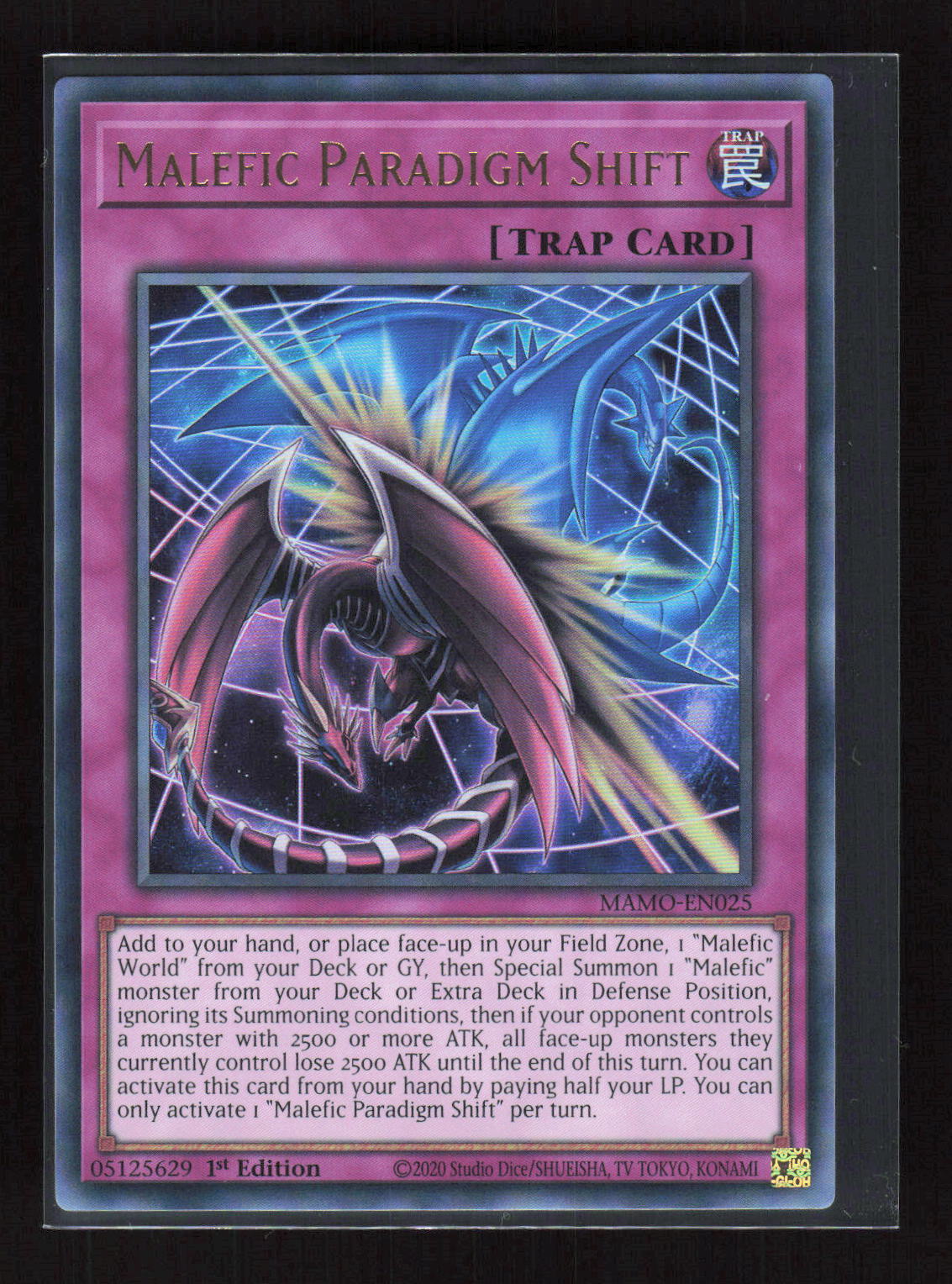 Yu-Gi-Oh! Malefic Paradigm Shift MAMO-EN025 Magnificent Monsters Ultra Rare – Vorderseite