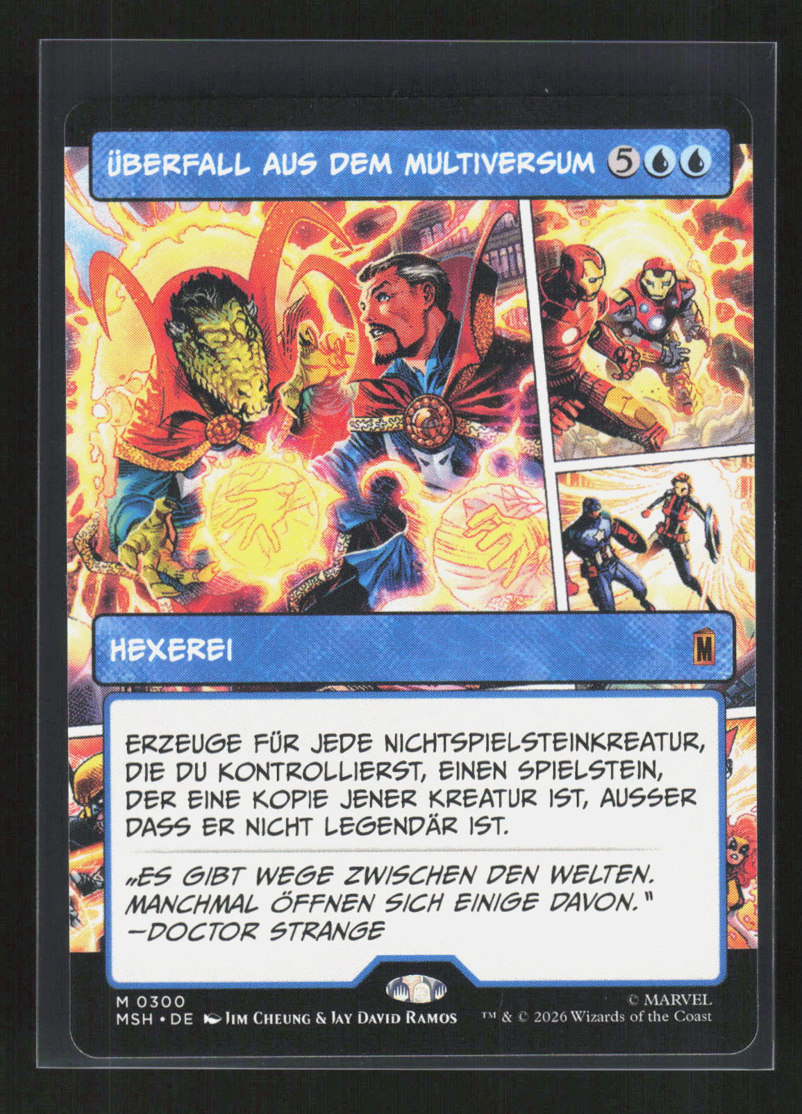 Magic: The Gathering Überfall aus dem Multiversum 0300 Marvel Super Heroes – Vorderseite