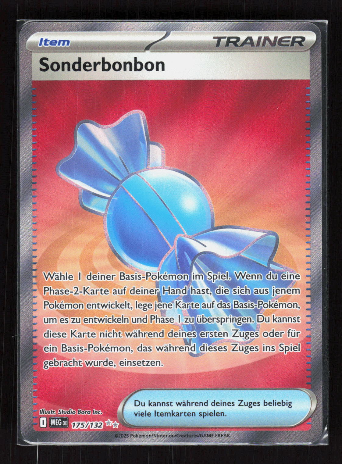Pokémon Sonderbonbon 175/132 – Mega-Entwicklung (DE) Ultra Rare Full Art – Vorderseite