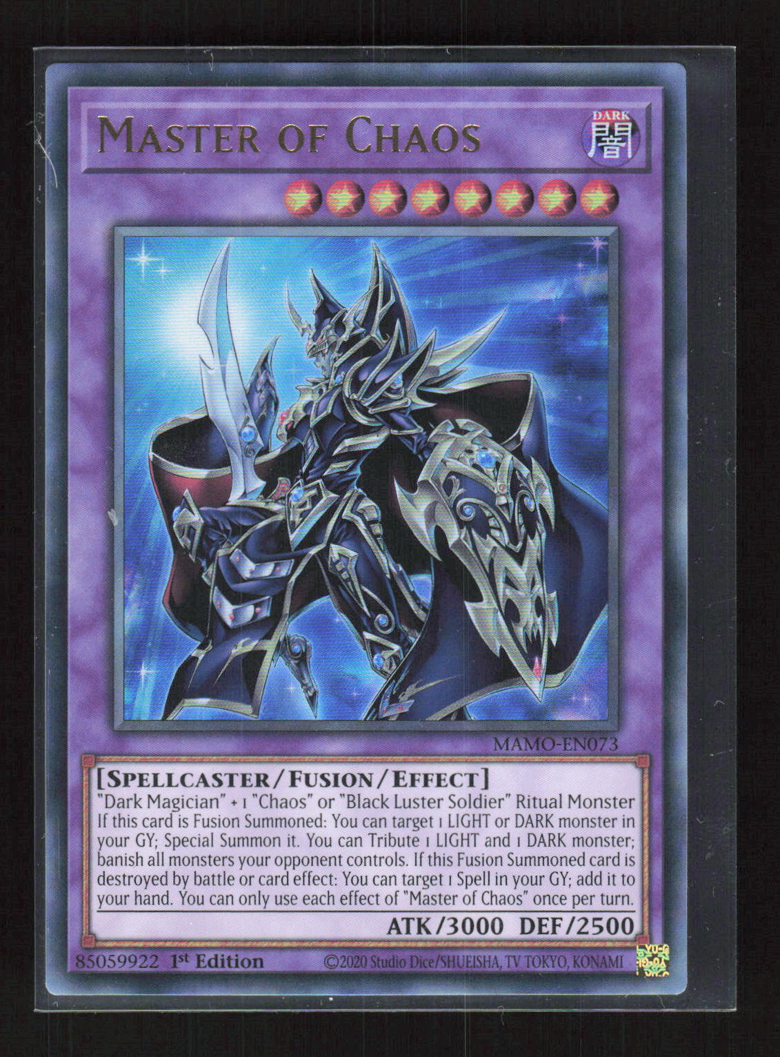 Yu-Gi-Oh! Master of Chaos MAMO-EN073 – Magnificent Monsters Ultra Rare (UR) Holo – Vorderseite