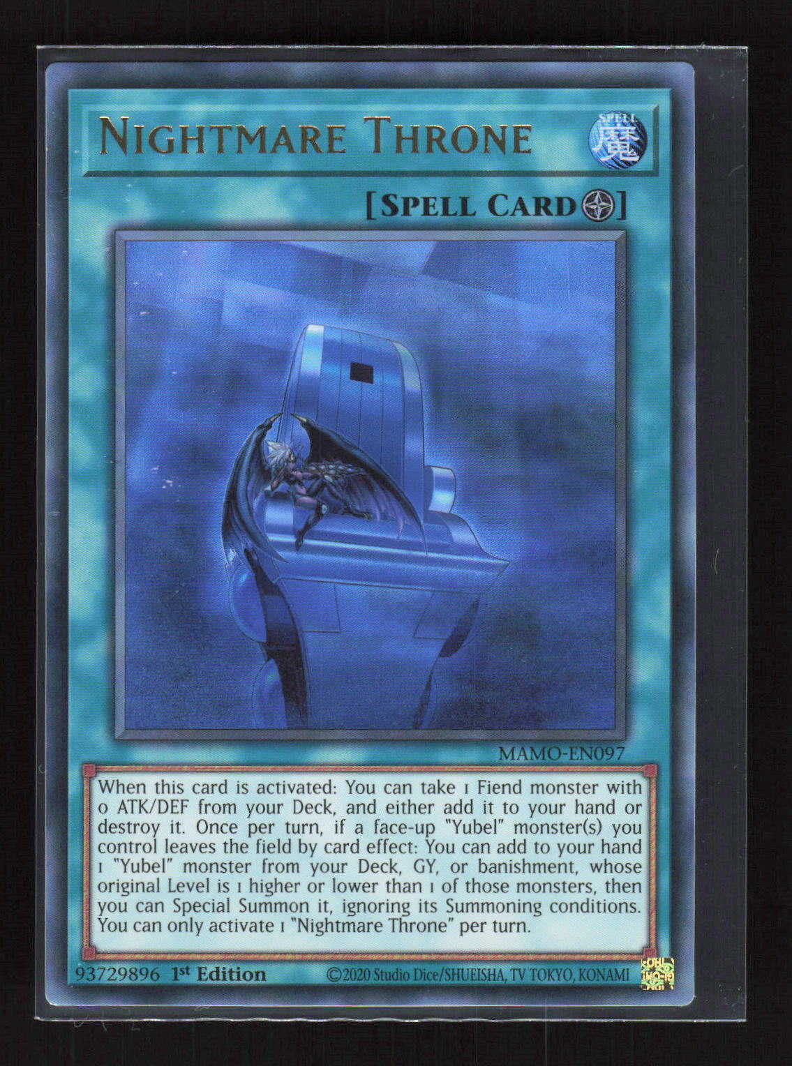 Yu-Gi-Oh! Nightmare Throne MAMO-EN097 Magnificent Monsters Ultra Rare (UR) Holo – Vorderseite