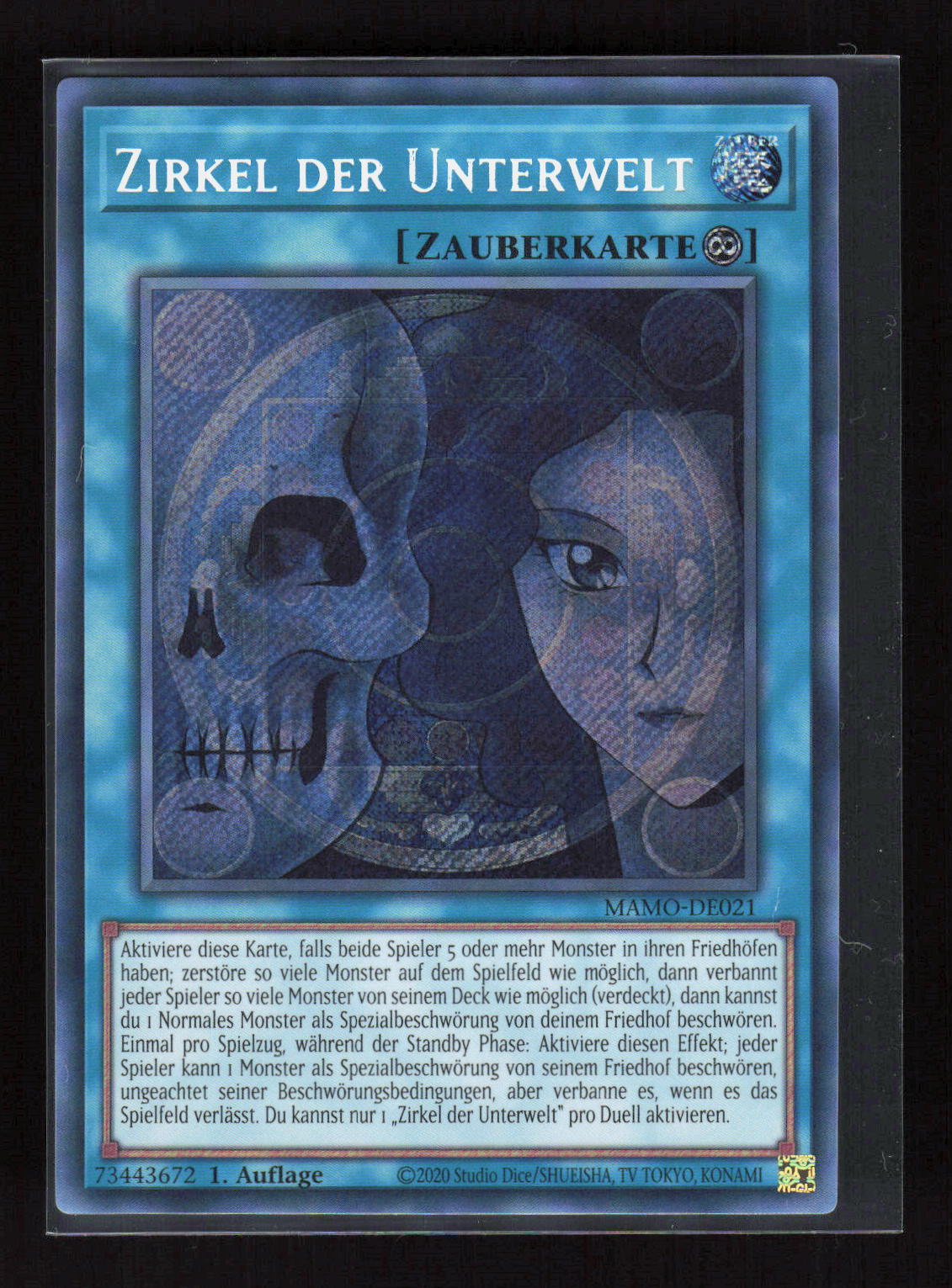 Yu-Gi-Oh! Zirkel der Unterwelt MAMO-DE021 – Magnificent Monsters Secret Rare – Vorderseite