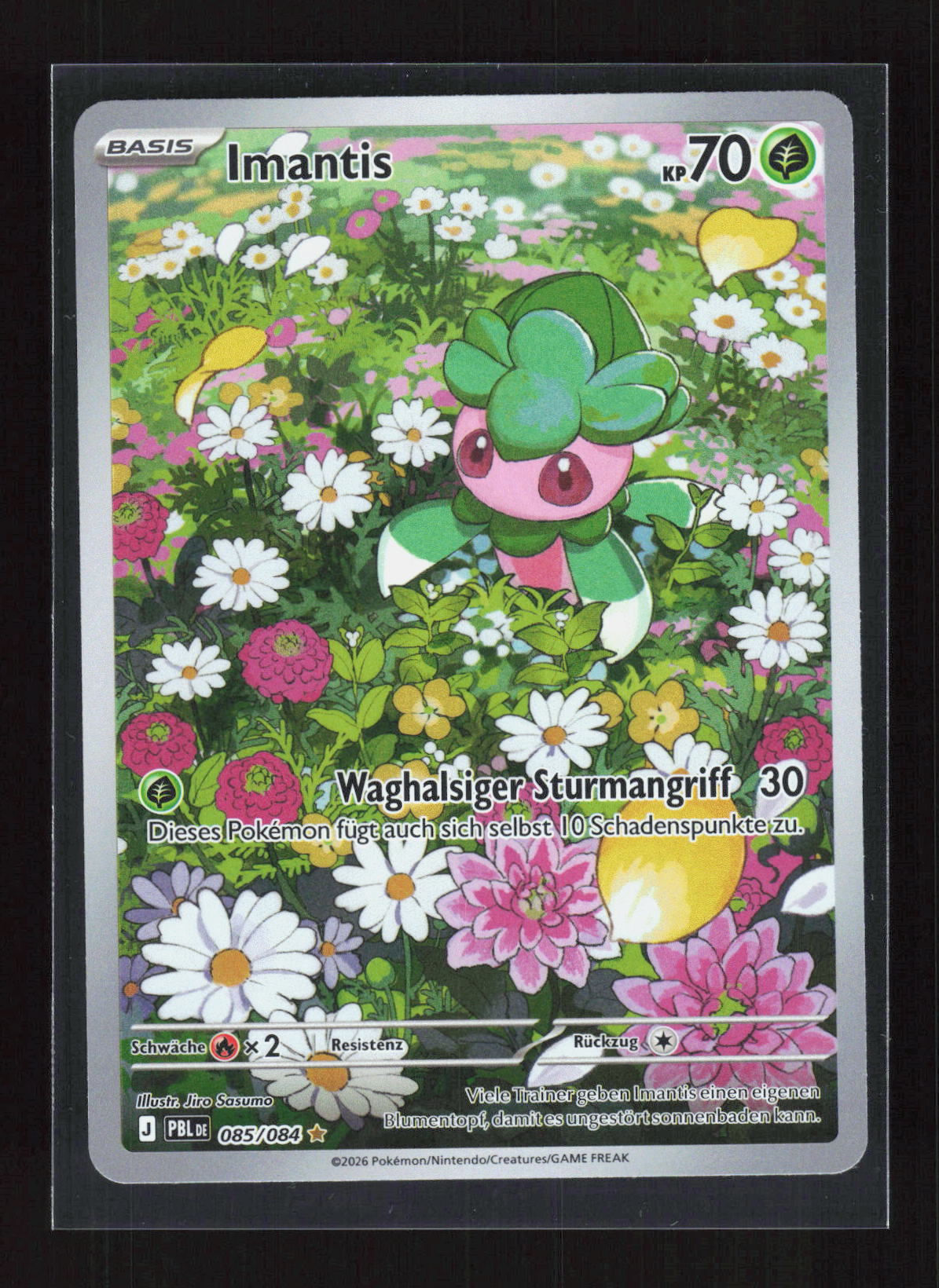 Pokémon Imantis 085/084 – Dunkelnacht (DE) Illustration Rare Holo – Vorderseite