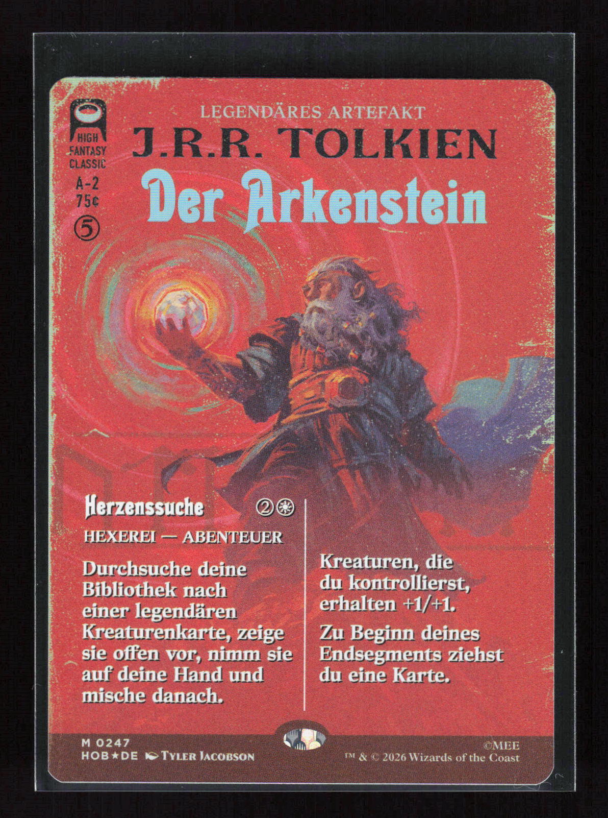 Magic: The Gathering Der Arkenstein 0247 – Der Hobbit (DE) Mythic Rare (M)  – Vorderseite