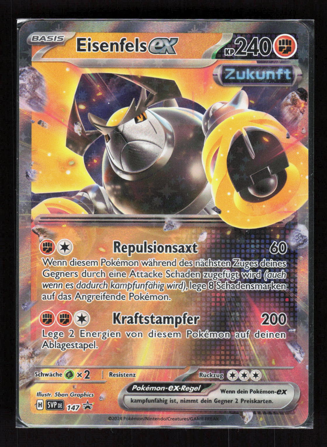 Pokémon Eisenfels ex 147 – Black Star Promos (DE) Promo Holo – Vorderseite