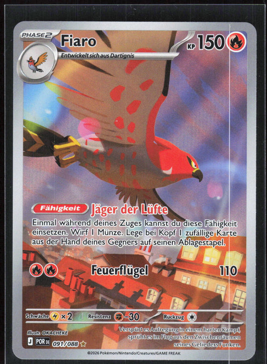 Pokemon TCG Fiaro Optimale Ordnung 091 NM Selten, Illustration