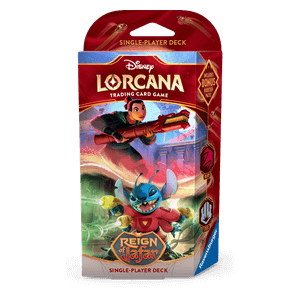 Disney Lorcana Domäne von Dschafar Rubin & Stahl Starter Deck (DE) – Bild 1