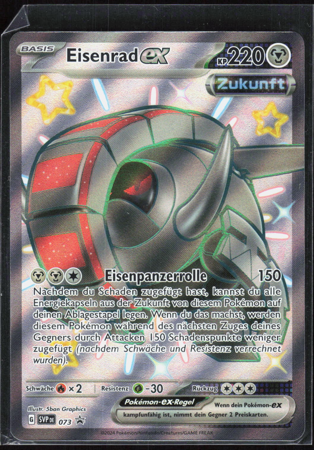 Pokemon TCG Eisenrad-ex SVP Black Star Promos 073 NM Keine