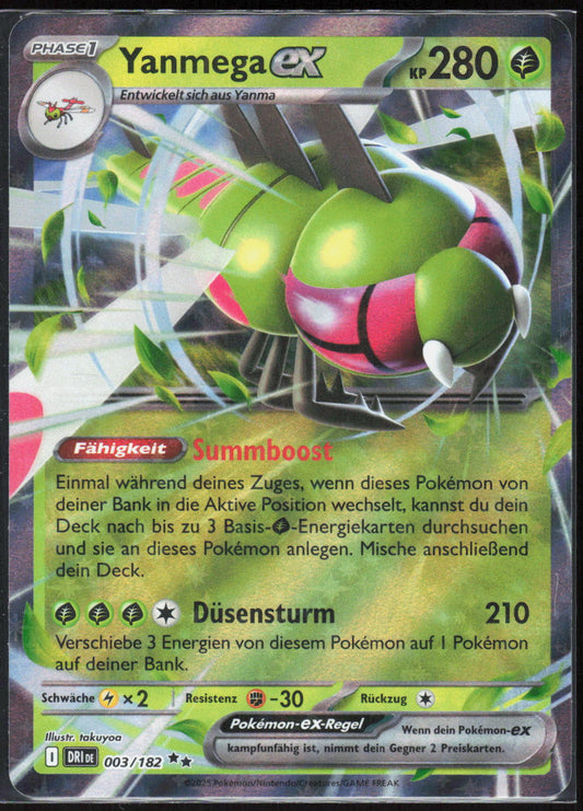 Pokemon TCG Yanmega-ex Ewige Rivalen 003 NM Doppelselten Holo