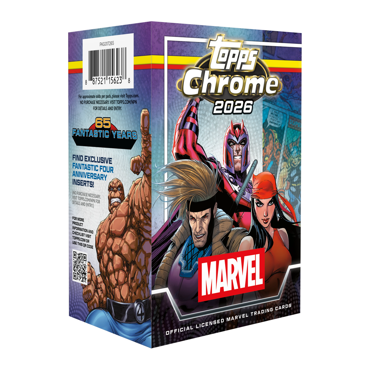 2026 Topps Chrome Marvel Value Box