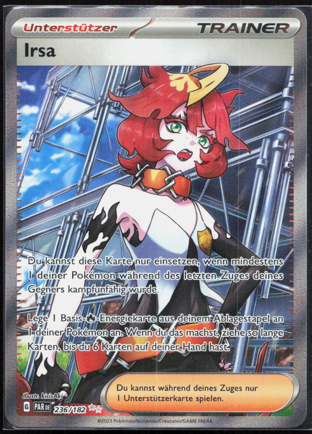 Pokemon TCG Irsa Paradoxrift SV 236 NM