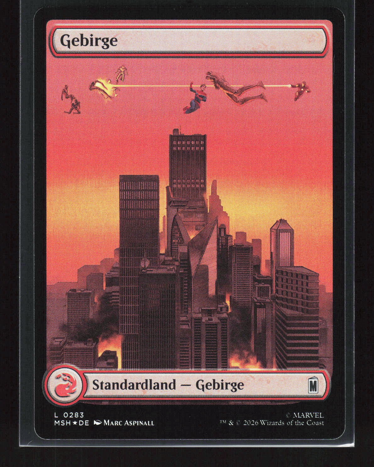 Magic: The Gathering Gebirge 0283 – Marvel Spider-Man (DE) Common (C) Foil – Vorderseite