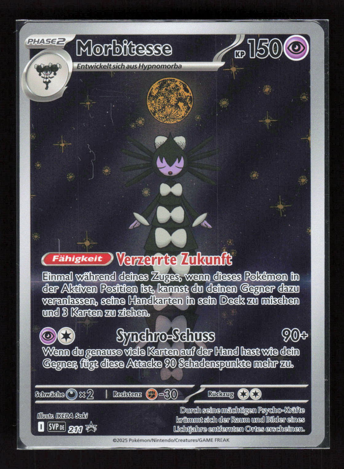 Pokémon Morbitesse 211 – Black Star Promos (DE) Promo – Vorderseite