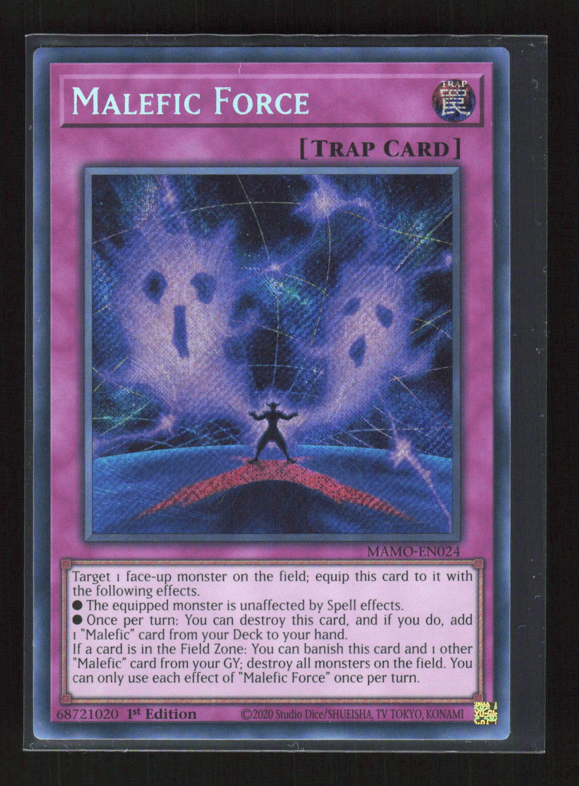 Yu-Gi-Oh! Malefic Force MAMO-EN024 – Magnificent Monsters Secret Rare (ScR) Holo – Vorderseite