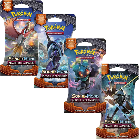 Pokemon Nacht in Flammen - Sleeved Booster - DE