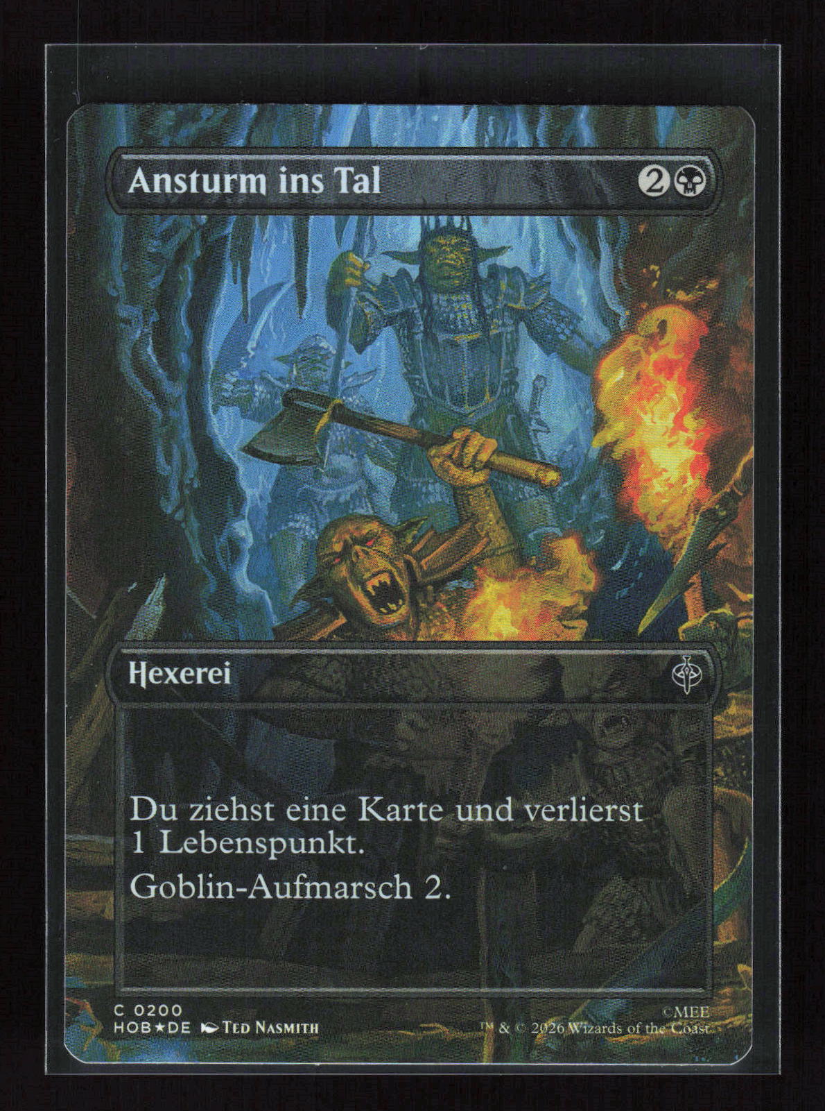 Magic: The Gathering Ansturm ins Tal 0200 – Der Hobbit (DE) Common (C) Foil – Vorderseite