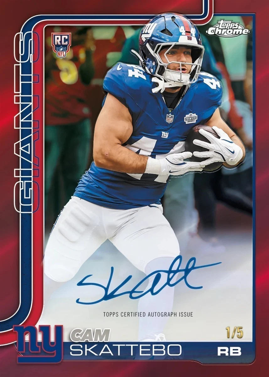 2025 Topps Chrome Football Value Box